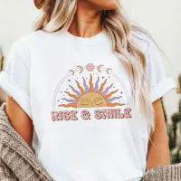 Rise & Smile Retro Boho Sun Tri-Blend Shirt