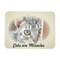 Photo Magnet - Cats are Miracles v.2