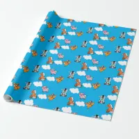 Cute Barn Yard Animals Gift Wrap