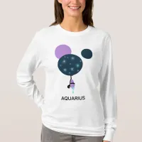 *~* Women's Cute Maternity  Aquarius Zodiac Funny T-Shirt