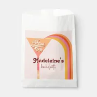 Retro Arch Vintage Sunset Abstract Bachelorette Favor Bag