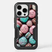 Pretty Macaron  Monogrammed iPhone 16 Pro Case