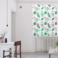 Cute Dinosaurs & Greenery Nursery Blackout Curtains