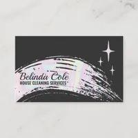 Modern Holographic Soapy Cleaning Splatter Business Card