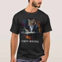 *~* Percussionist Cool Cat AP91 DRUMMER TUXEDO T-Shirt