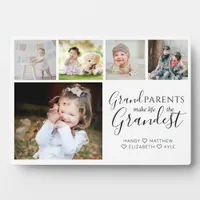 Thumbnail for Grandparents Make Life The Grandest Photo Collage Plaque