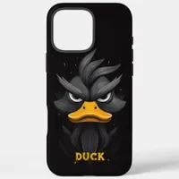 Angry Duck Black iPhone 16 Pro Max Case