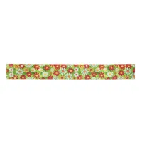 Daisies and Ladybugs Satin Ribbon