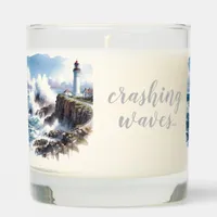 Coastal Beach Lighthouse Scented Candle