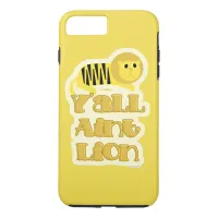 Fun You Are Not Lion Funny Animal Cartoon Art iPhone 8 Plus/7 Plus Case