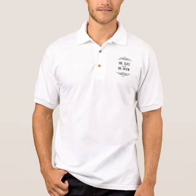 Funny Mr. Slice and Dr. Hook Polo Shirt