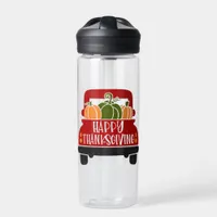 Thanksgiving Truck Water Bottle