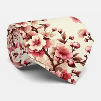 Cherry Blossom Neck Tie