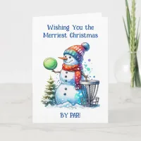 Have the Merriest Christmas by Par | Disc Golf Card