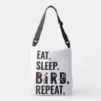 Funny Bird Quote Modern Crossbody Tote Bag 