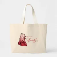 You Can't Handel This Classical Composer Pun Large Tote Bag