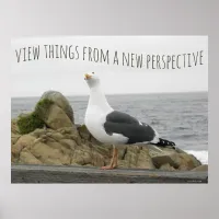 New Perspective Seagull Poster