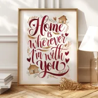 Home is Wherever I'm With You Art Print