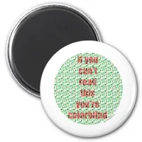 The Colorblind test Magnet