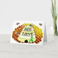 Bee-Lieve Honeycomb Lyme Disease Card