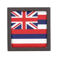 Hawaii State Flag Keepsake Box