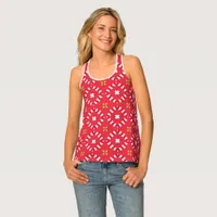 Christmas Holiday Charm Pattern 04 -  Tank Top