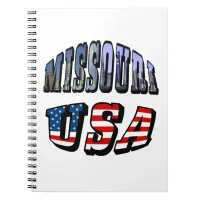 Missouri Picture and USA Text Notebook