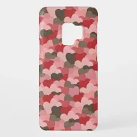 Cute Rustic Red Pink Hearts Pattern Case-Mate Samsung Galaxy S9 Case