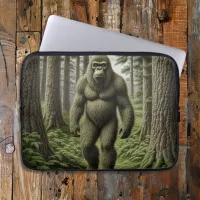 Bigfoot Walking through the Woods Laptop Sleeve