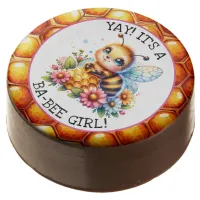 Honey bee themed Girl's Baby Shower Personalized Chocolate Covered Oreo