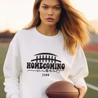 HOCO Homecoming Vibes 1 Reunion Football Game Day Sweatshirt