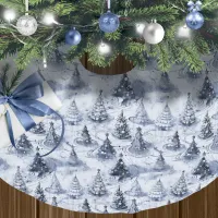Blue Christmas Pattern#3 ID1009 Brushed Polyester Tree Skirt