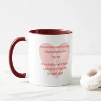 Funny Anti-Love Valentines Day Poem Coffee Mug