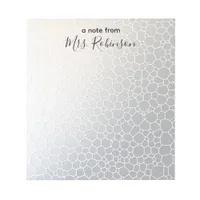 Customizable Hexagon Gradient Teacher Appreciation Notepad