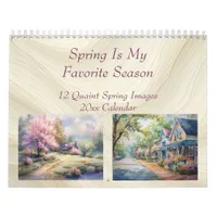 Spring Is My Favorite Season Calendar