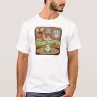 Cabin Fever Funny Disco Party Illustration T-Shirt