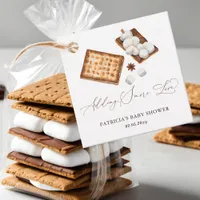 Adding S'more Love Gender Neutral Baby Shower Favor Tags