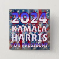 Kamala Harris for President 2024 Presidential  Button