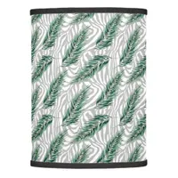 Botanical Green Watercolor Green Leaves    Lamp Shade