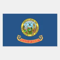 Idaho State Flag Rectangular Sticker