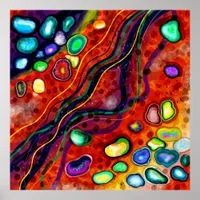 Colorful Art Abstract Poster