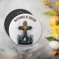 Blessings at Easter Christian Cross | Button