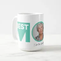 Best Mom Ever | Mint Green | Mother's Day Photo Coffee Mug