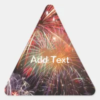 Fireworks Finale Triangle Sticker