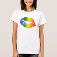 Pride Rainbow Lips T-Shirt