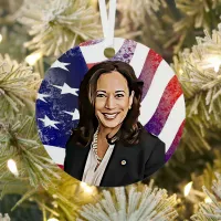 Kamala Harris for President 2024 Metal Ornament