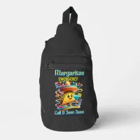 Sizzling Fiesta: Margaritas Emergency Sling Bag