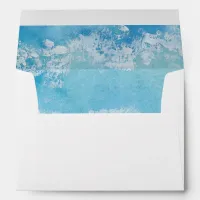 Rustic Watercolor Summer Sea Beach Envelope