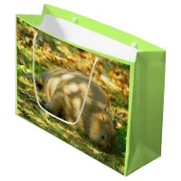 A Cute Capybara Dreams in the Summer Sun Large Gift Bag