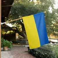 Blue & Yellow Ukraine House Flag